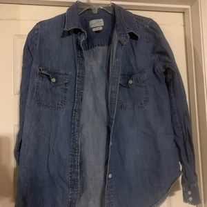 Women’s chambray/blue Jean top